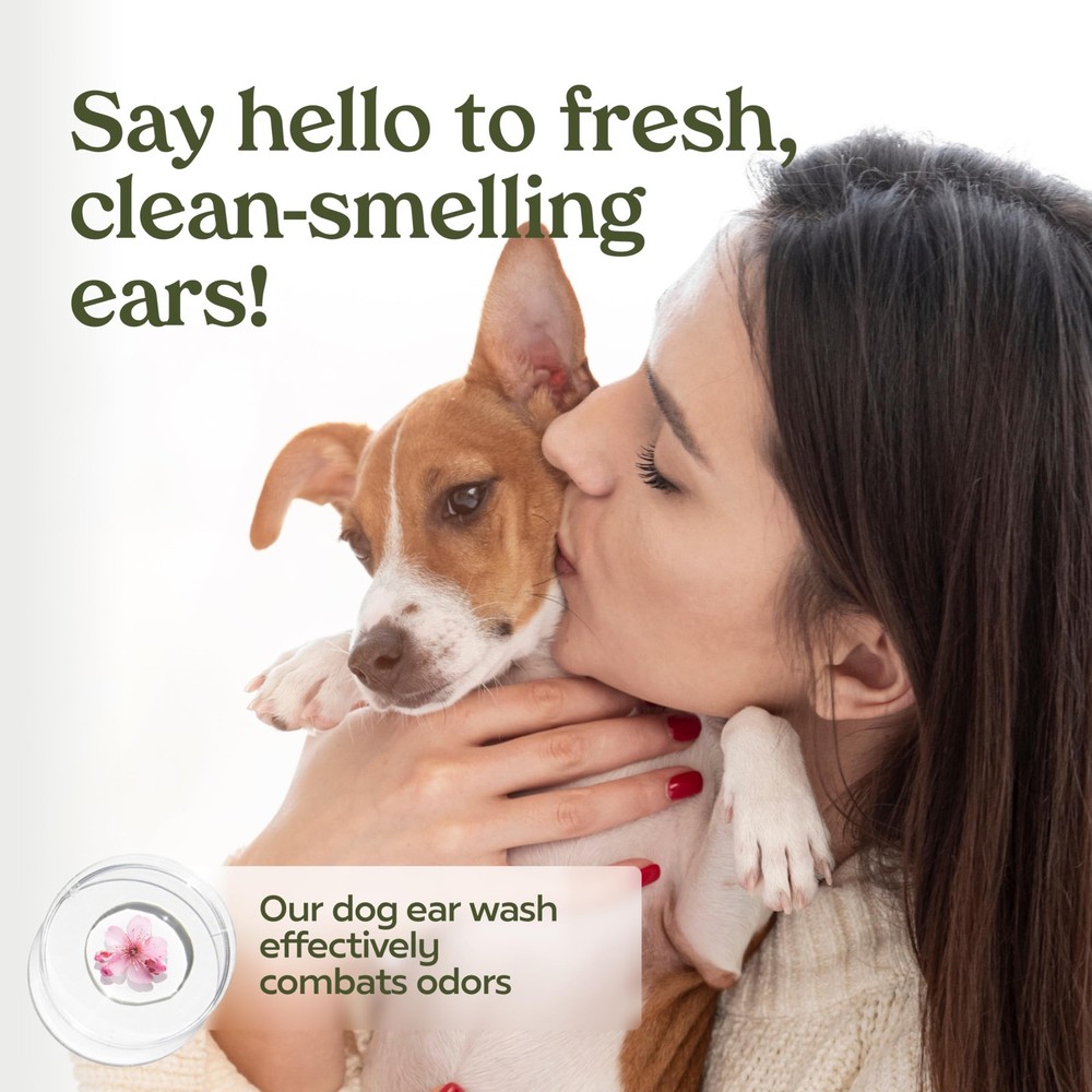 Pawfume Dog Ear Cleaner Solution, 2-Pack – Soothe Itchy Ears Instantly – with...