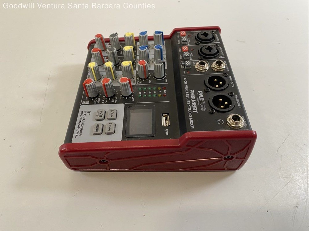 PylePro PMXU48BT 4-Channel Wireless BT Studio Mixer - Read