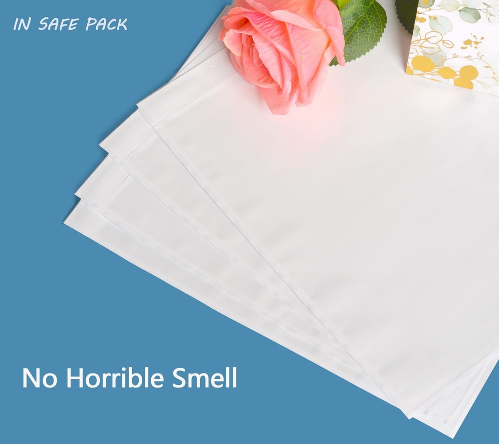 100 PCS 7"x10" Packing List Envelopes - Clear -Adhesive /Mailing Envelope Pou...