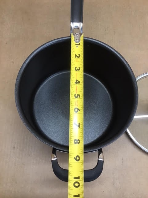 Anolon SmartStack Hard-Anodized Nesting Pots and Pans Set/Cookware Set, 10-Piece