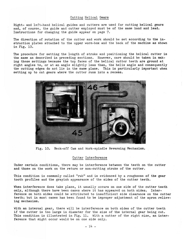 Fellows #8AGS Gear Shaper Instruction Manual #1732
