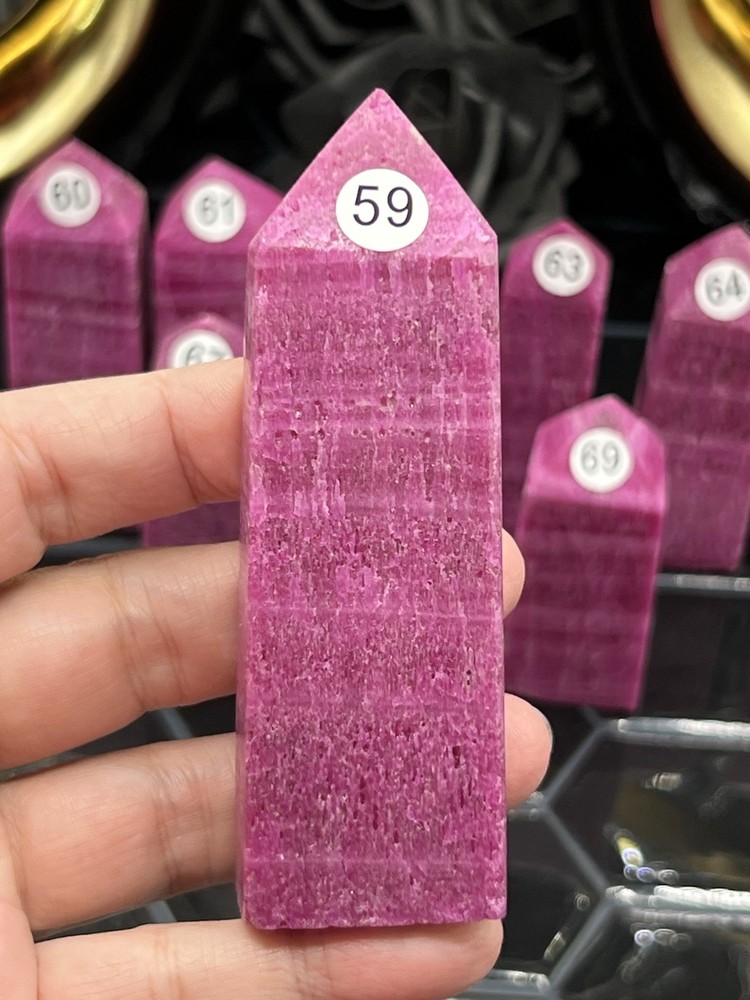 Honeycomb Ruby Uvreactive 4 sided Points Free shipping & Gift