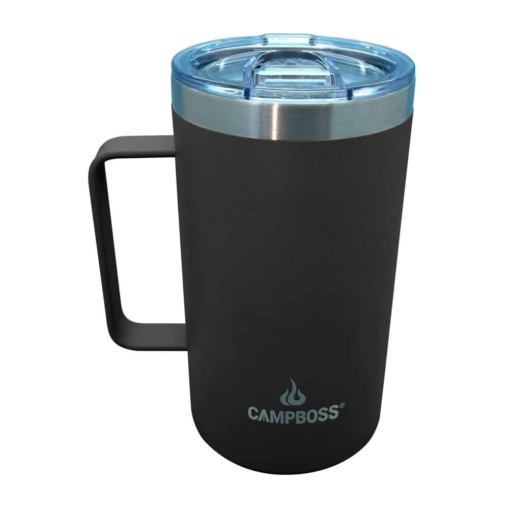 CampBoss Boss Drink Mug (Black) - 600mL