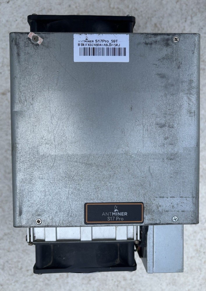 Bitmain Antminer S17 Pro 53TH/S SHA256 Bitcoin Miner