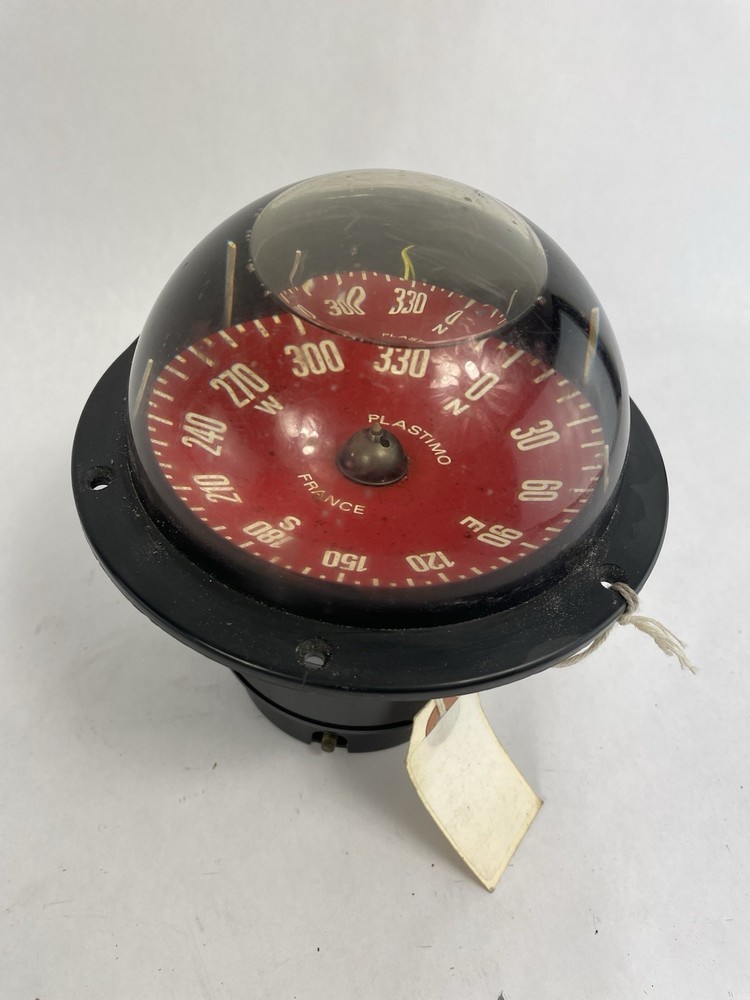 Plastimo Bulkhead Mount Compass RED