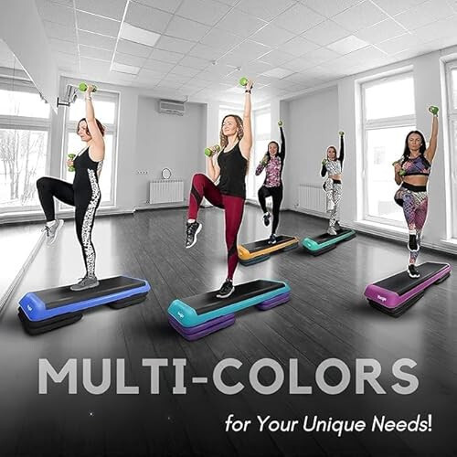 Adjustable Workout Aerobic Exercise Step Platform Health Club Size with 4 Adjust