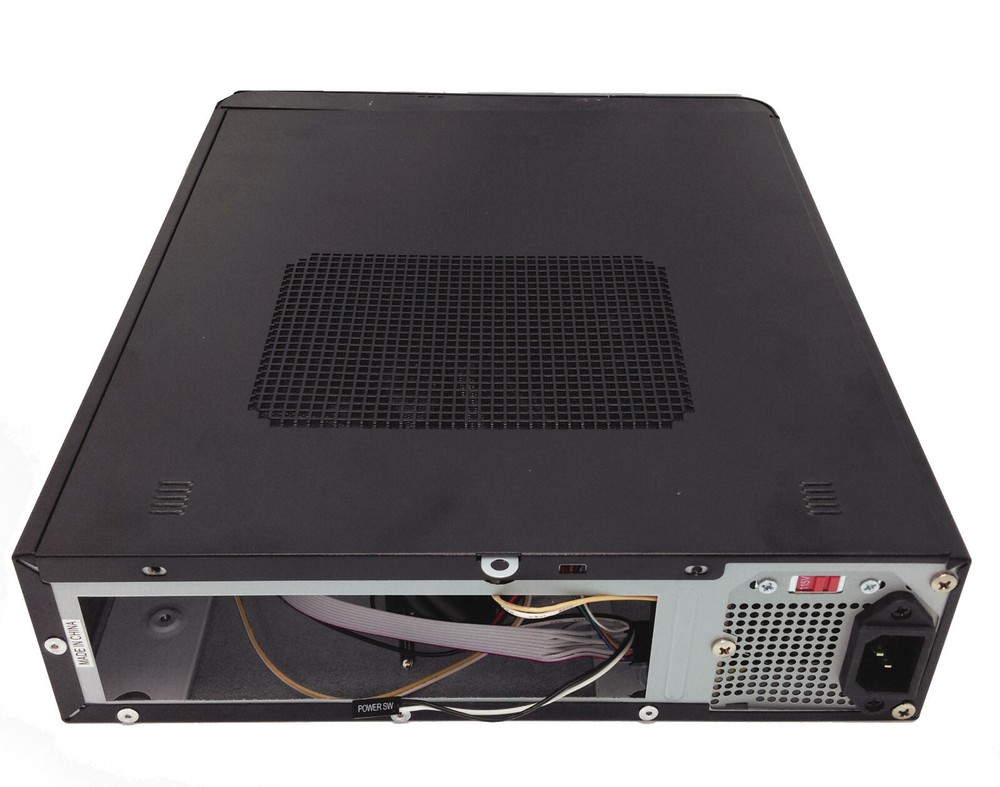NEW Black Compact Mini-ITX Media Center HTPC Desktop/Tower PC Case w/ 200W PSU