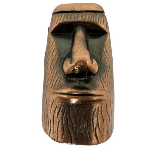 Moai cigarette lighter Copper Lighter, Gas Lighter Moai Vintage.