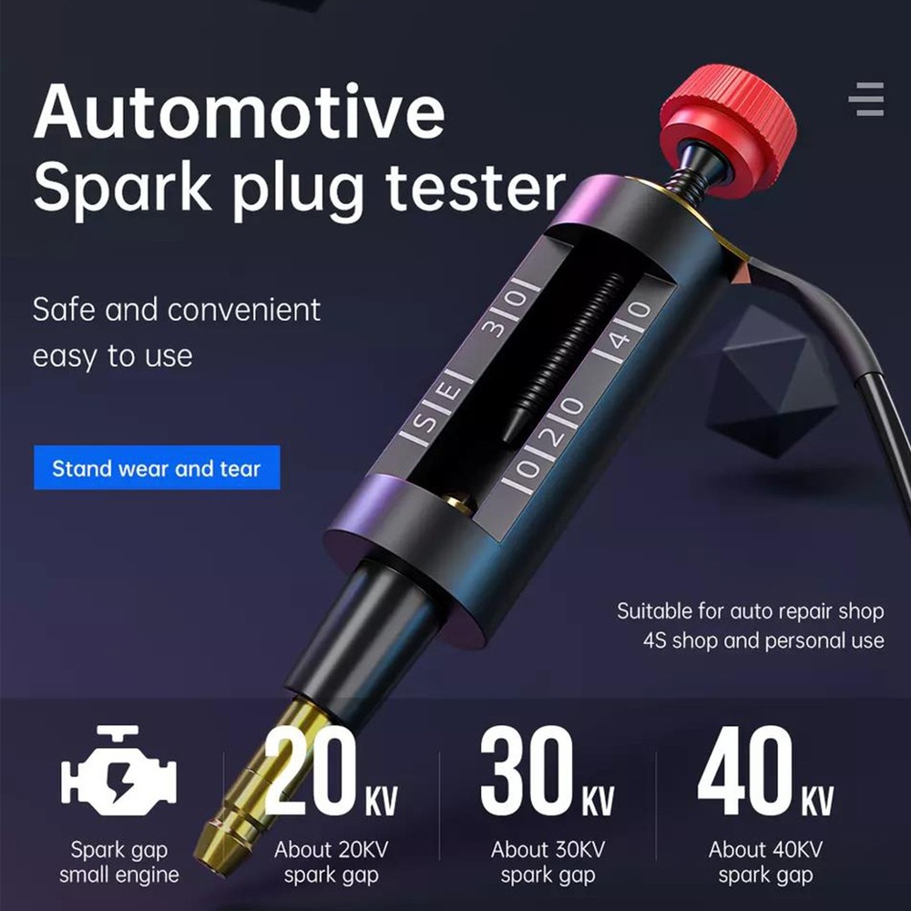 Adjustable High Energy Ignition Spark Plug Tester Auto Coil Diagnostic Tool