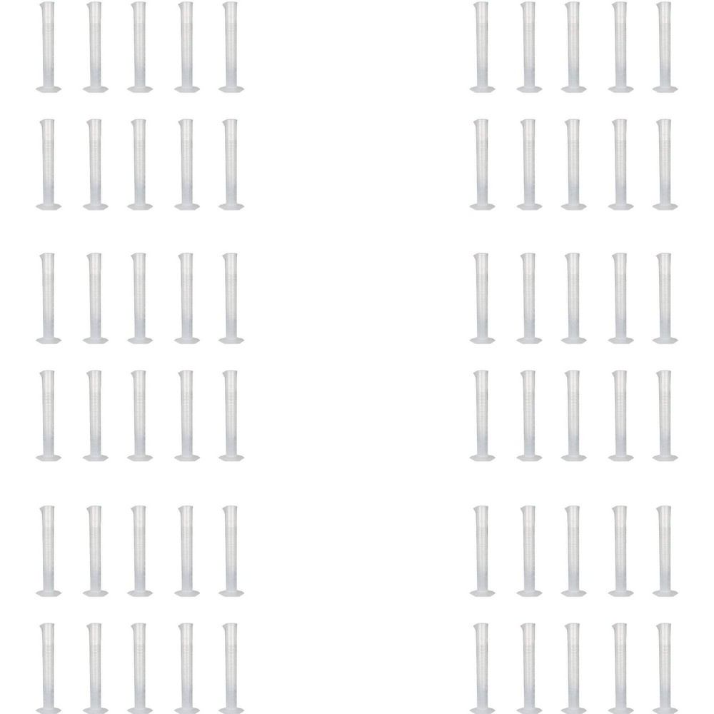 Polypropylene Graduated Cylinder with Hex Base, 250ml Capacity, Case of 60 by Go