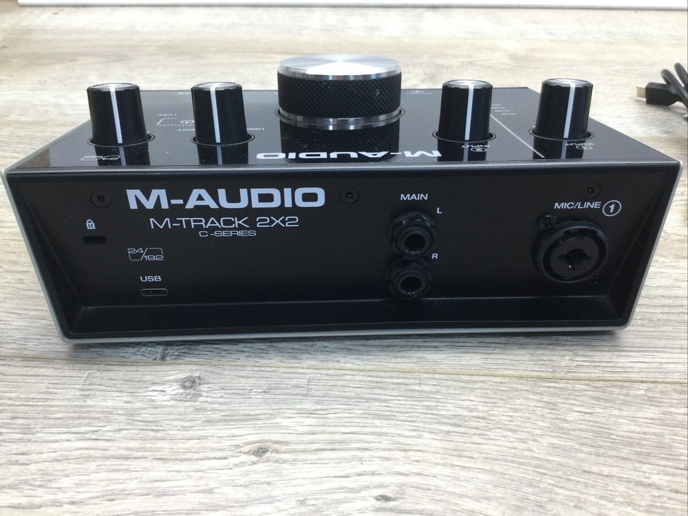 M Audio M Track 2X2 | 2 In / 2 Out 24/192 USB Audio Interface