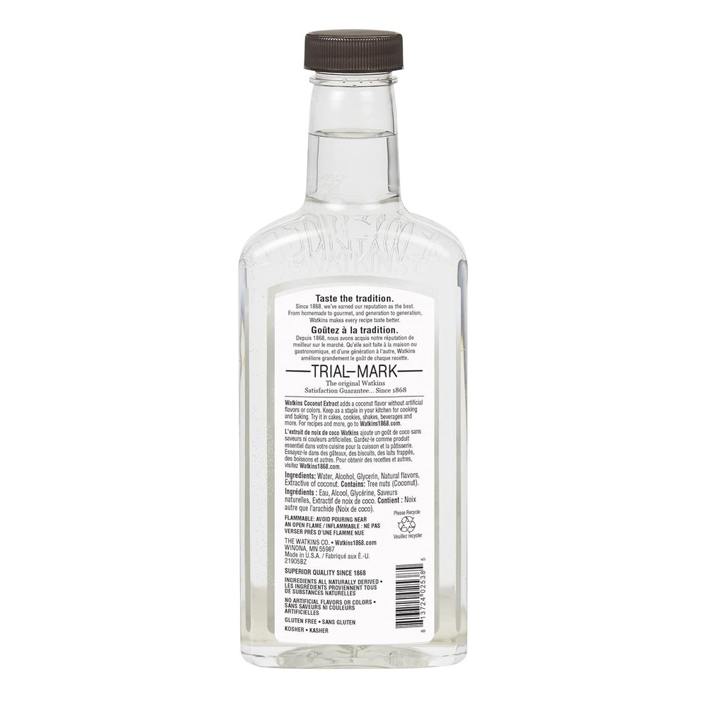 Coconut Extract, 11 fl. oz. Bottle, 1-Pack