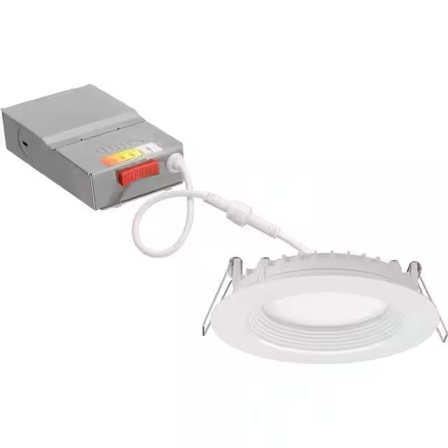 3 Pack Juno LED Recessed Light 4" Wafer Downlight 5-in-1 Switchable White - NEW