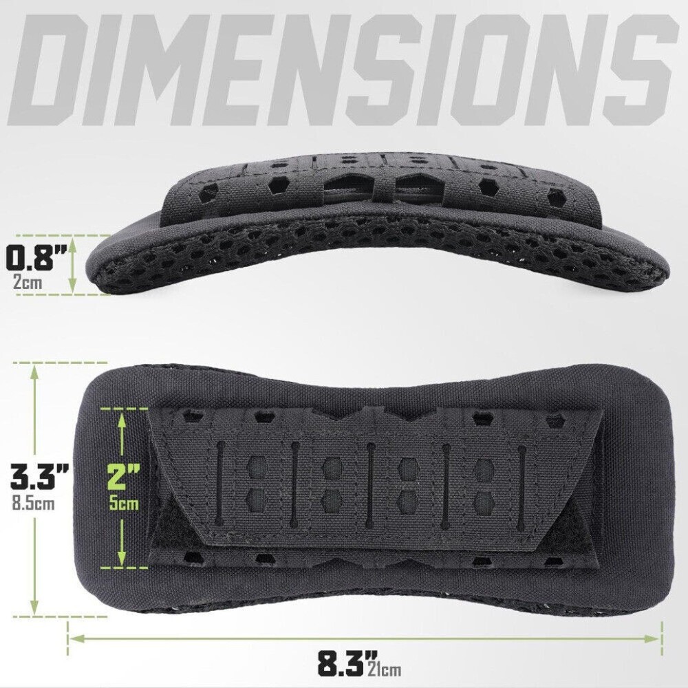 Tactical Vest Shoulder Strap Pad 2 Pack Plate Carrier Shoulder Soft Mesh Pads