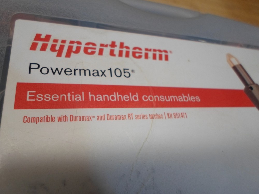 Hypertherm 851471 Consumable Kit Powermax105 Essential Handheld 105 A Cutting