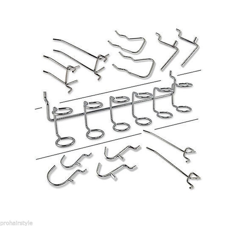 200 PC PEG BOARD TOOL HOOK ORGANIZER HANGER ASSORTMENT
