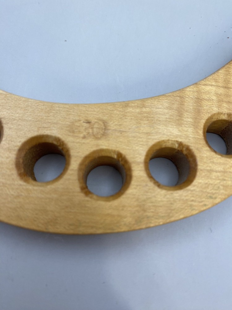 Handmade Muzzleloader Round Ball Loading Block Seven Holes 40