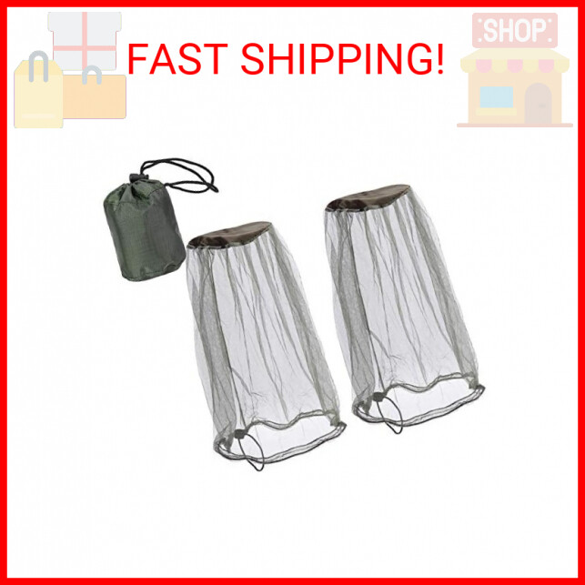 2 Mosquito Head Net with Carry Bag