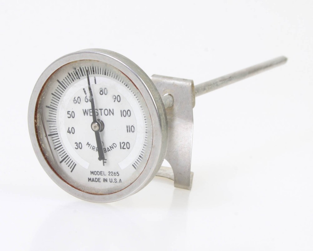 DIAL FACED & TRAY THERMOMETER SET