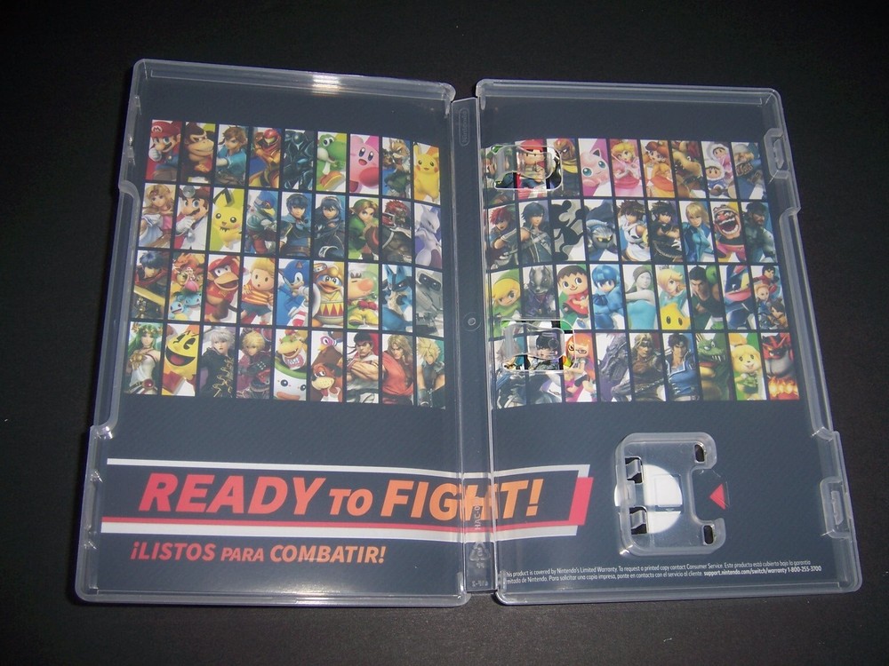 Authentic Box Case ONLY Replacement Nintendo Switch Super Smash Bros. Ultimate