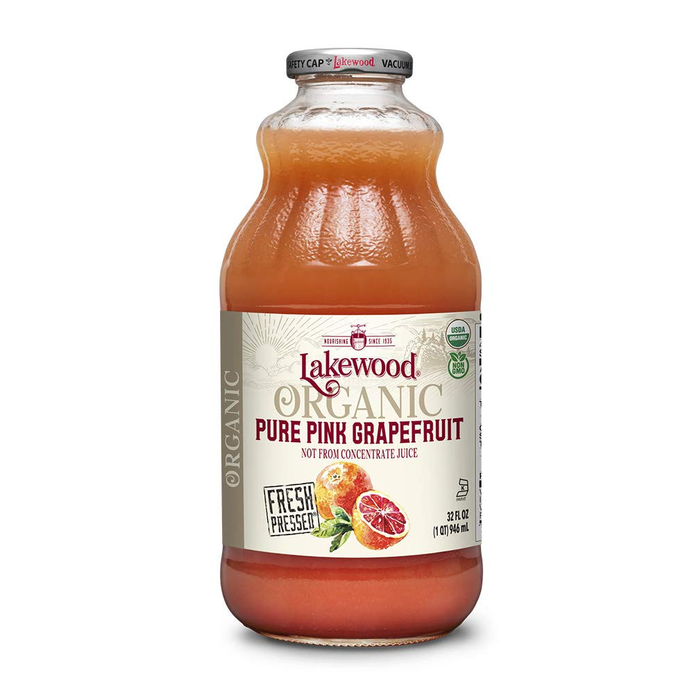 , Juice Grapefruit Pink Pure Organic, 32 Fl Oz