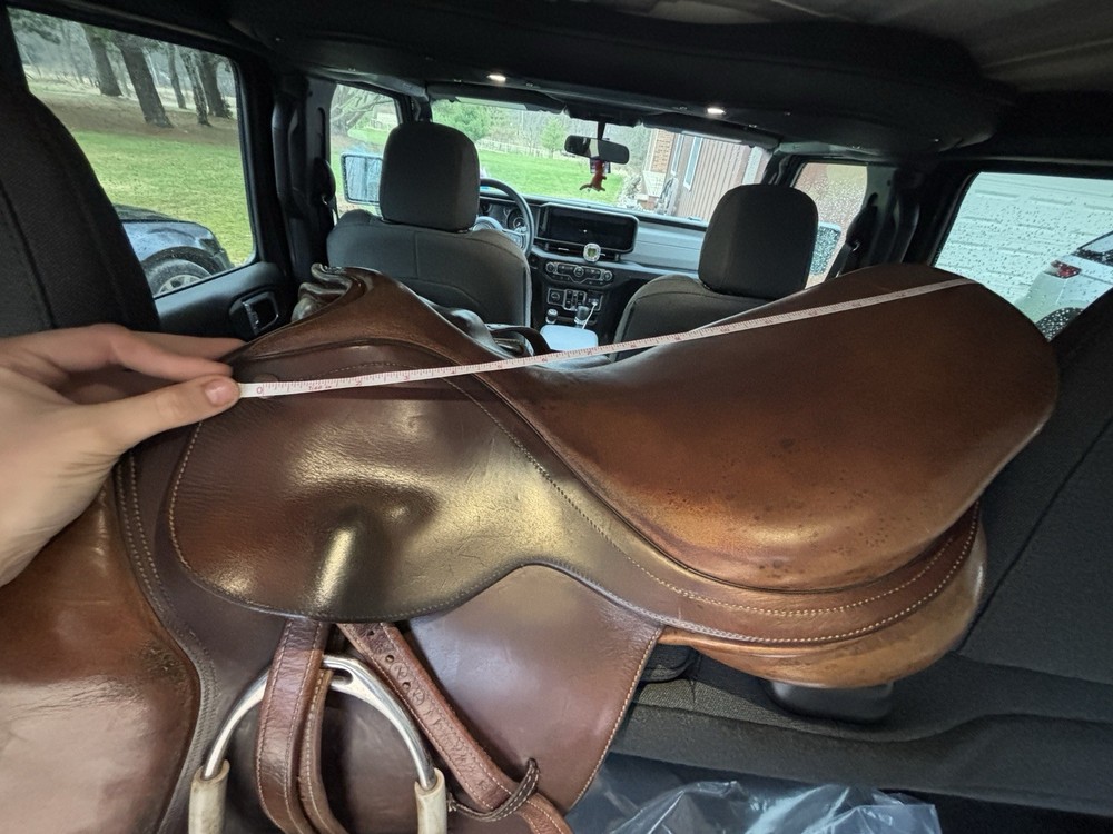 Bates Jumping Saddle CAIR Panel System Brown 16/16.5 in