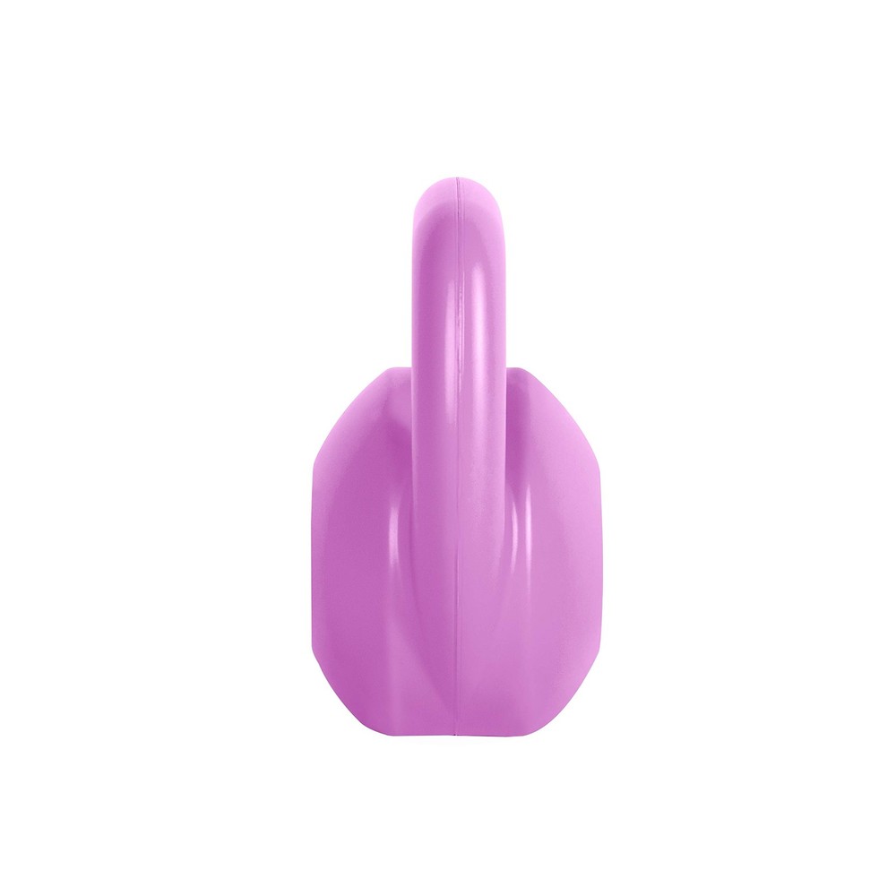 Vinyl Kettlebell, 5-Pound, Pink
