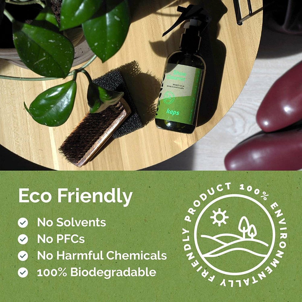 Kaps Shoe Cleaner | Eco-Friendly Plant-Based Biodegradable Cleaning Liquid...