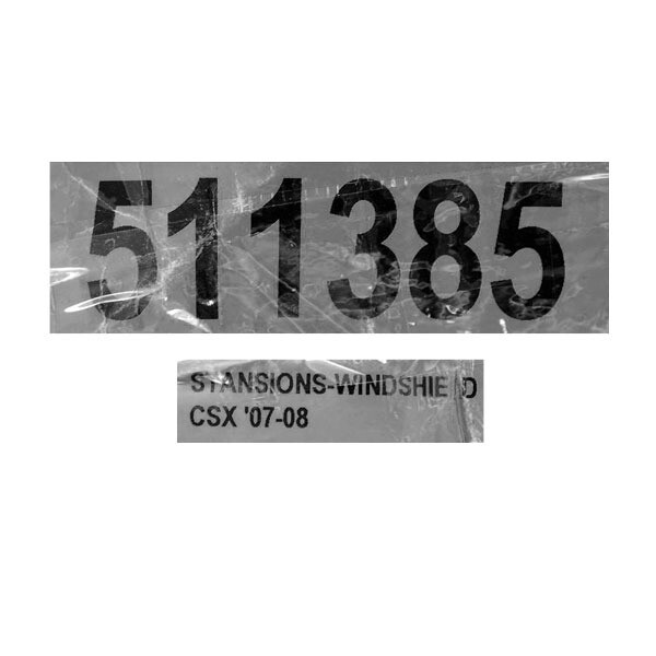 MasterCraft Boat Windshield Stanchions 511385 | CSX 220 Aluminum (Kit)