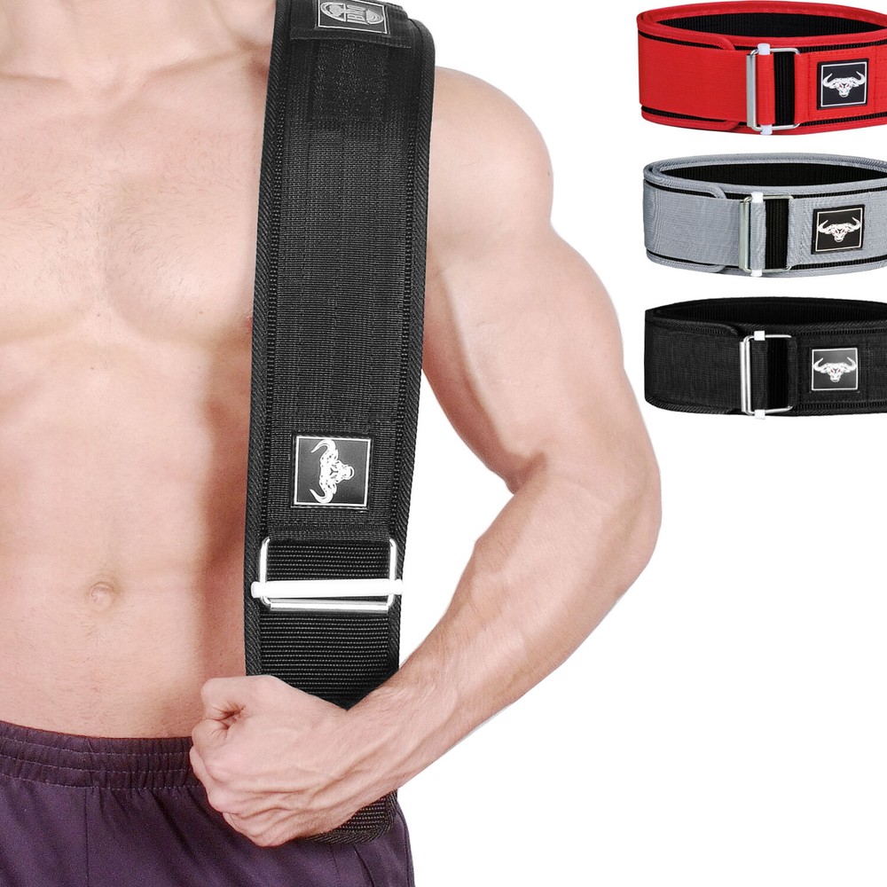 IBRO Quick Locking Premium Weight Lifting Belt - Powerlifting, Cross Training