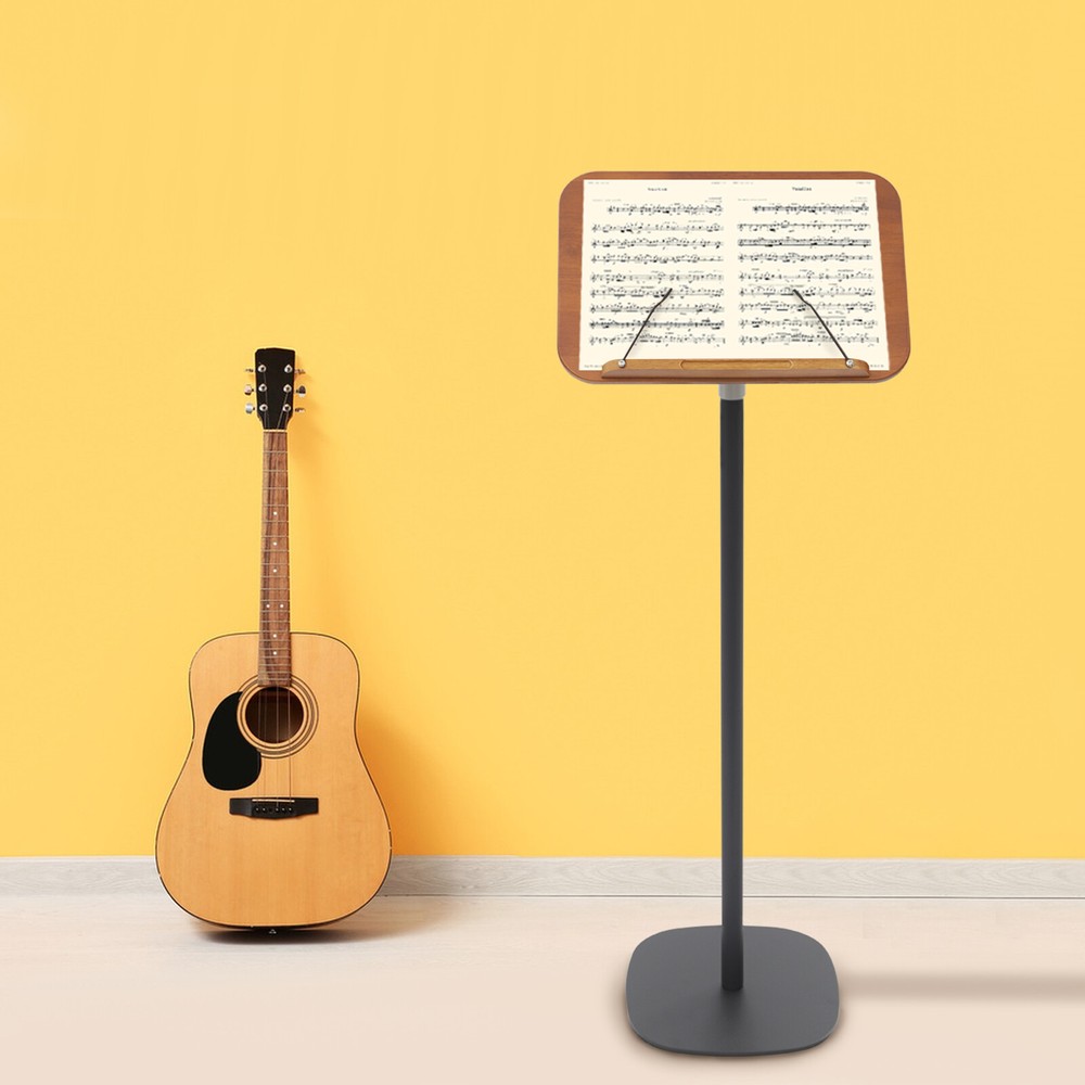 Adjustable Book Stand with Durable Iron & Wood, Perfect for Reading