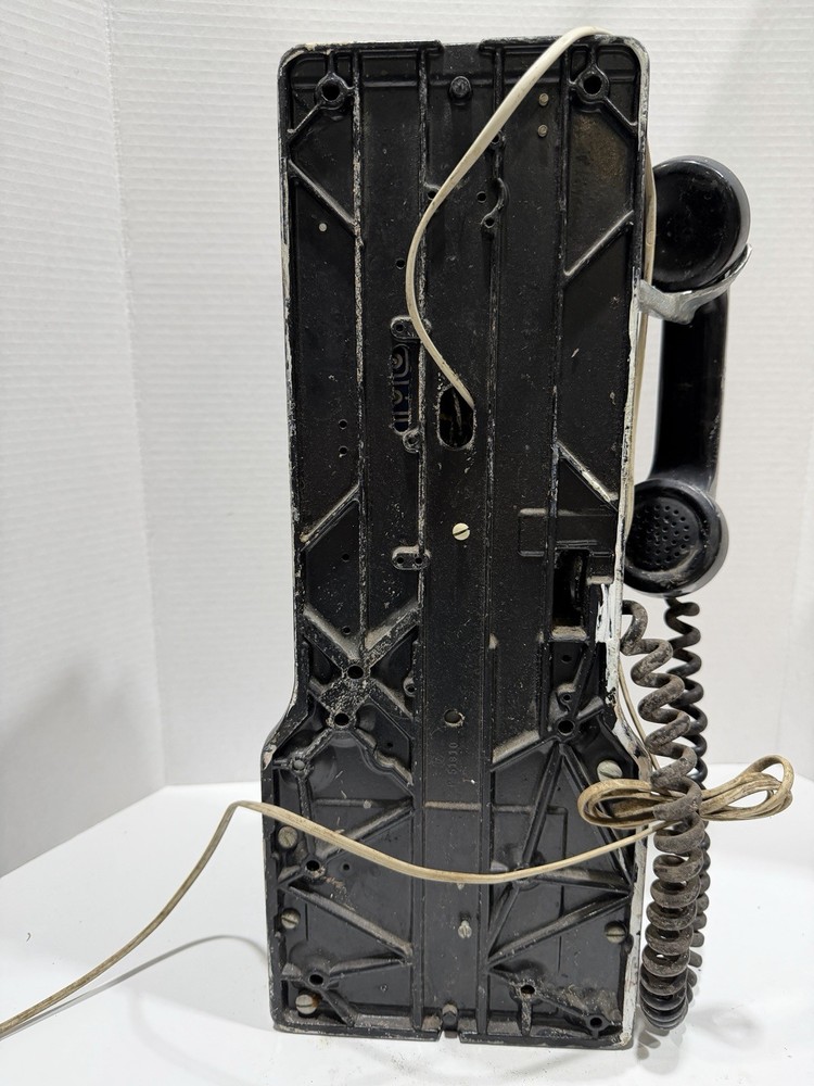 Automatic Electric 3-Coin ROTARY DIAL Pay Phone UNTESTED AS IS