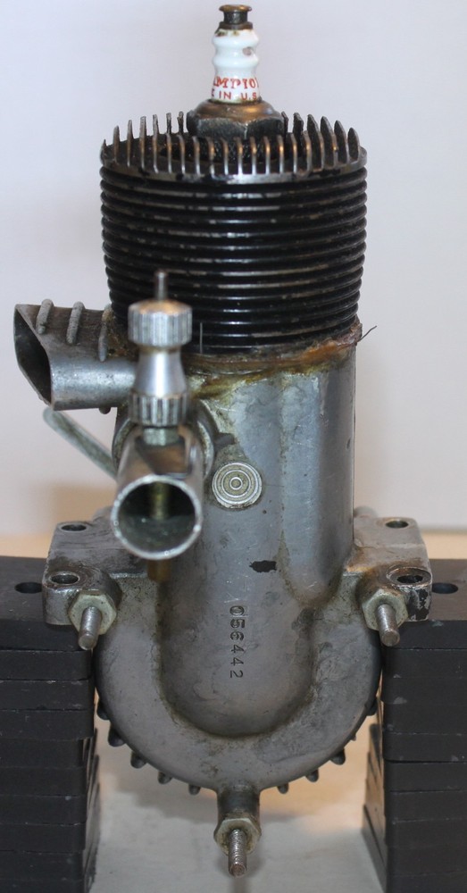 Lot 386, Ohlsson & Rice 60 scale airplane engine, spark plug & points, used