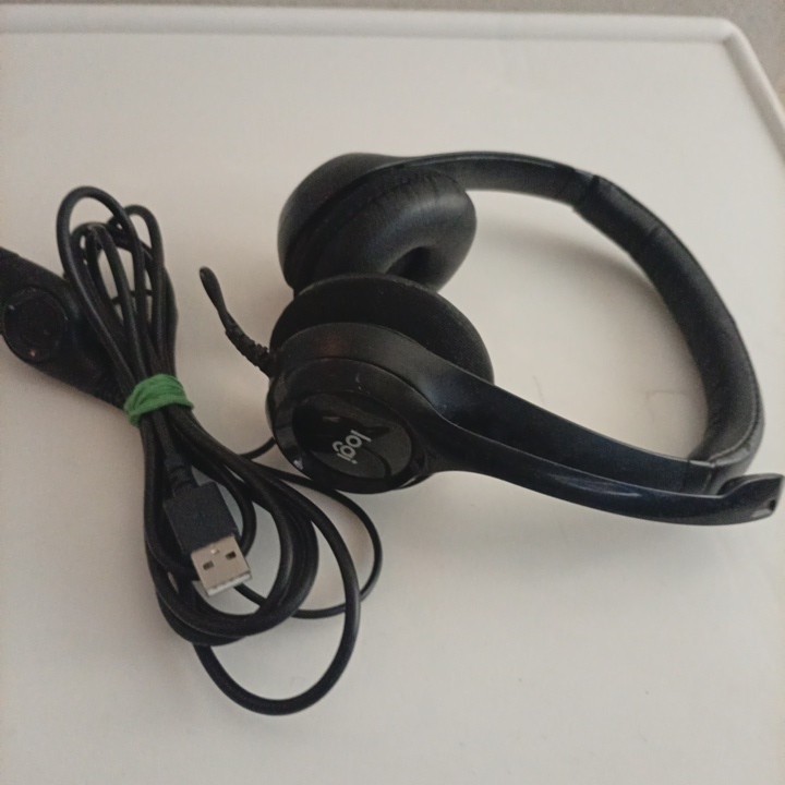 Logi A00146 USB Wired Headset With Microphone Logitech