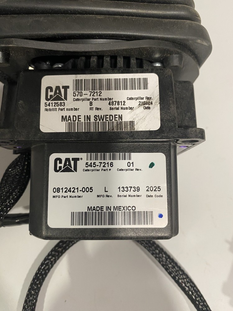 Cat Control Group 570-7212 Joystick RH Caterpillar