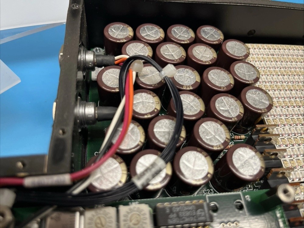 Electronic Chips Inside Testing Light Box For Perhaps Plastic Bottles Integrity.