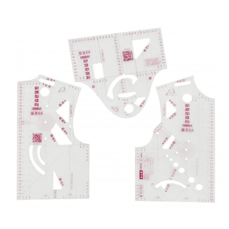 Clothing Ruler Templates Sewing Ruler Clothing Pattern Making Measuring Tool