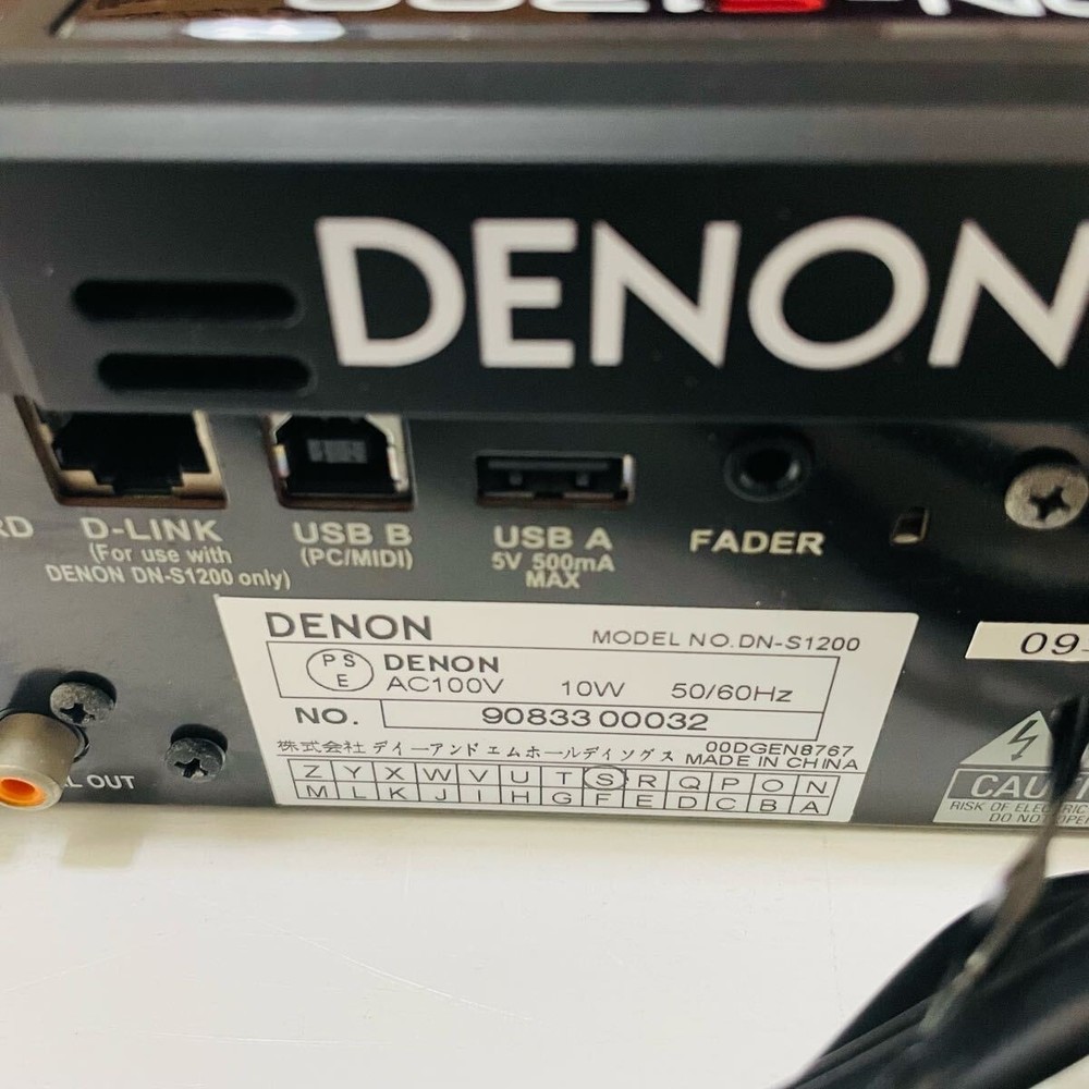 DENON DN-S1200 DJ CD USB Media Player Controller Tested with Box Japan