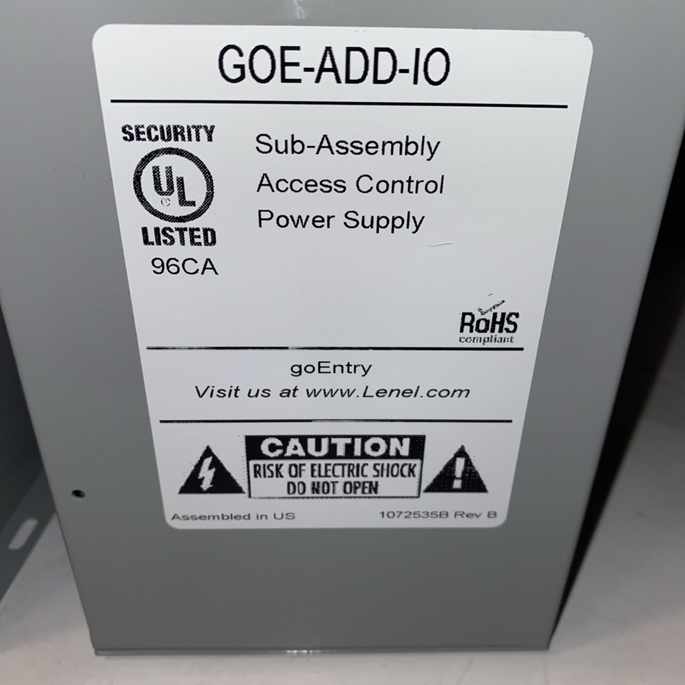 LENEL GOE-ADD-IO goENTRY Input/Output Expansion Add-on CLEAN NICE WORKING UNIT
