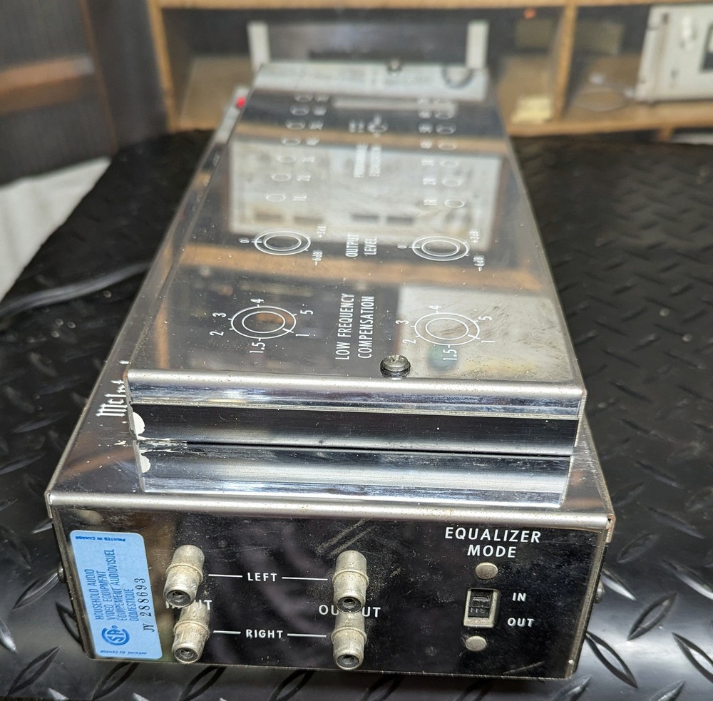 McIntosh MQ-107 custom environmental equalizer with capacitor kit