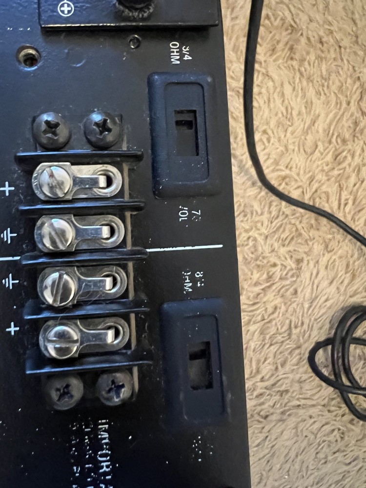 Crown Com-Tech 200 200W 2 Channel Commercial Power Amplifier Tested Working