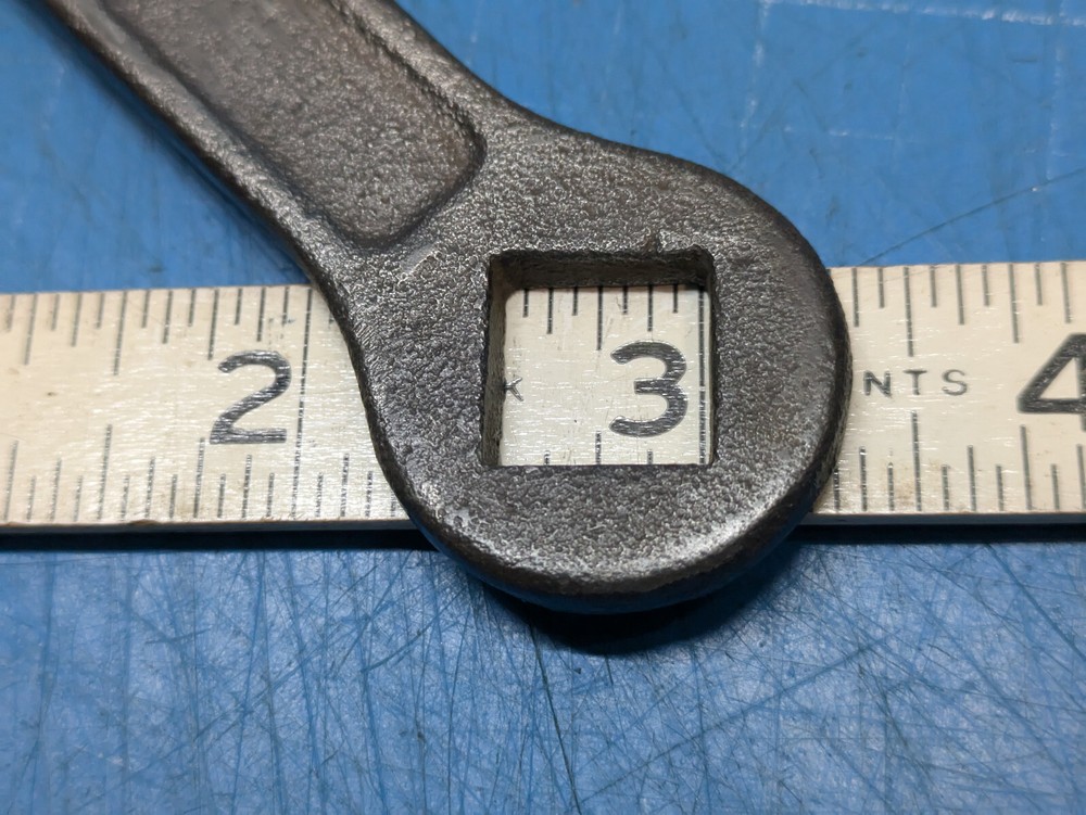 Vintage 1/2" Square 11/16" Hex Lathe Tool Post Wrench