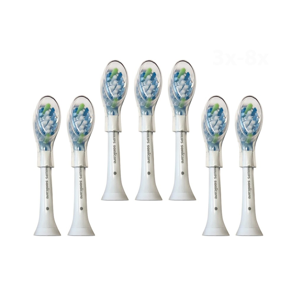 7x Philips Sonicare Adaptive Clean Replacement Brush Heads | White | No Box