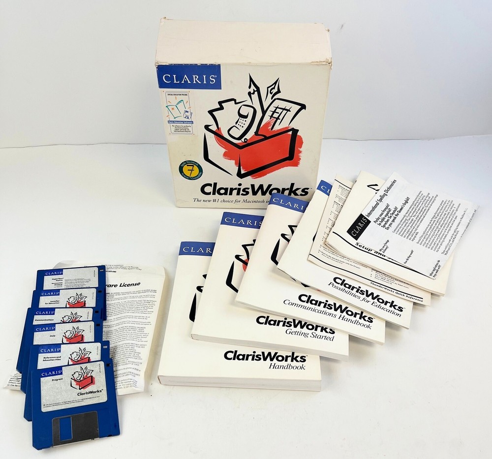 ClarisWorks Macintosh Integrated Education Software