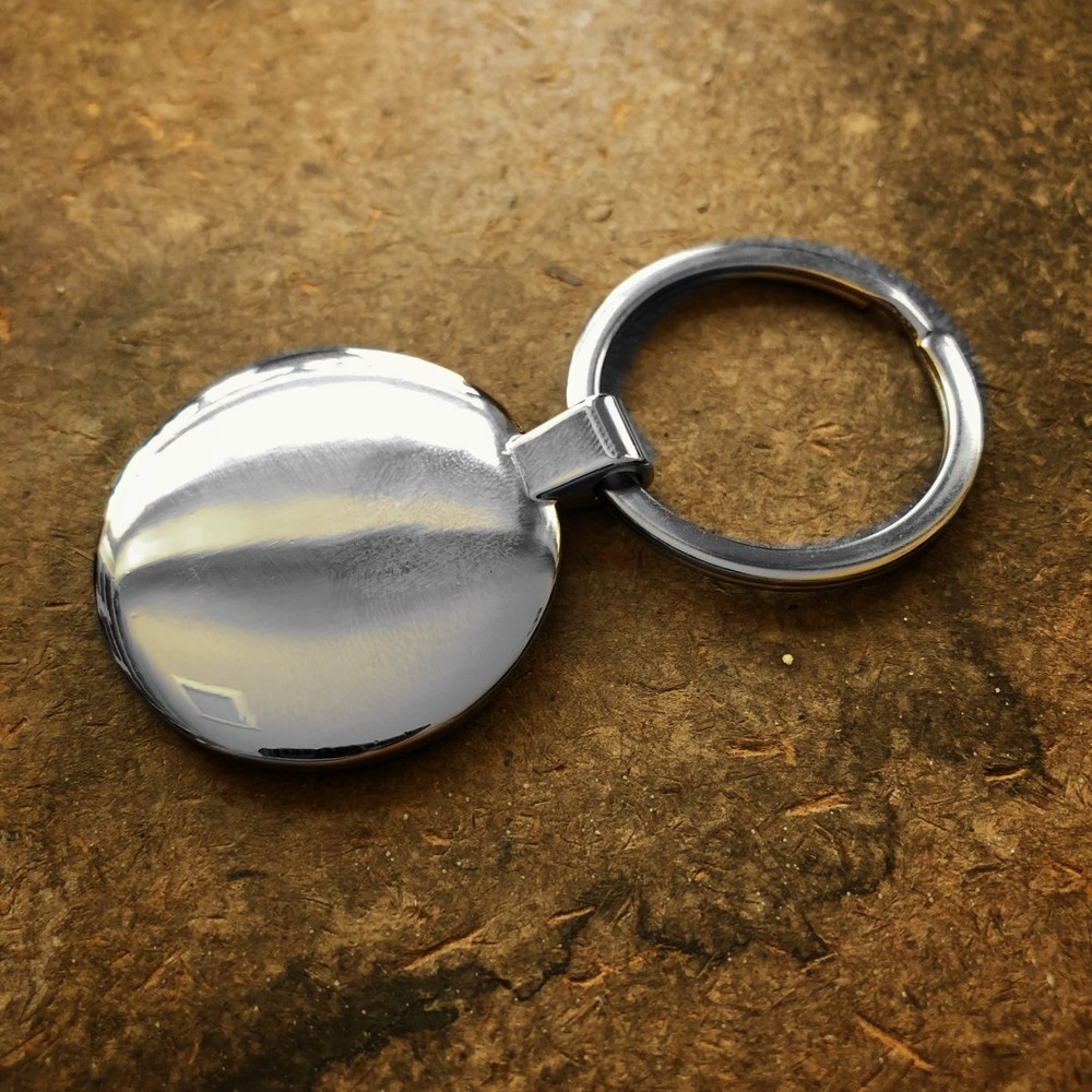 Tree Colorful Sky Keychain - Includes 1.25 Inch Loop for Keys or Backpack