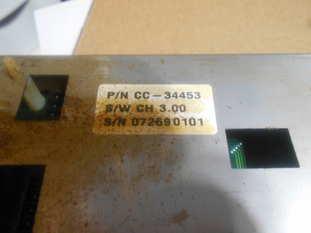 ALTO-SHAAM AR 7E ROTISSERIE OVEN CONTROL PANEL