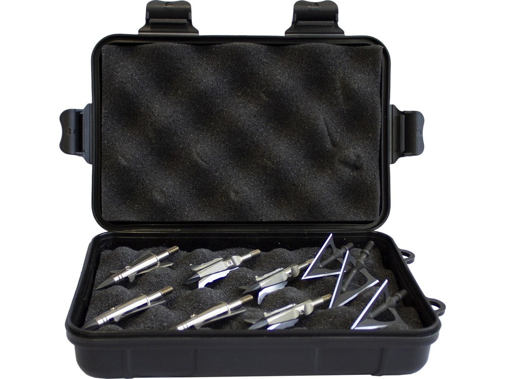 Archery Bow Hunting Storage Organizer Box Plastic Portable Lightweight Broadh...