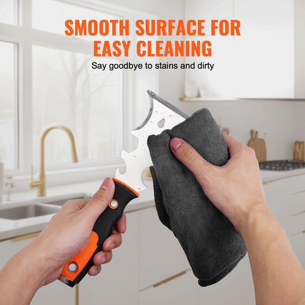 Drywall Tool Set: Scraper, Putty & Taping Knives, Mud Pan