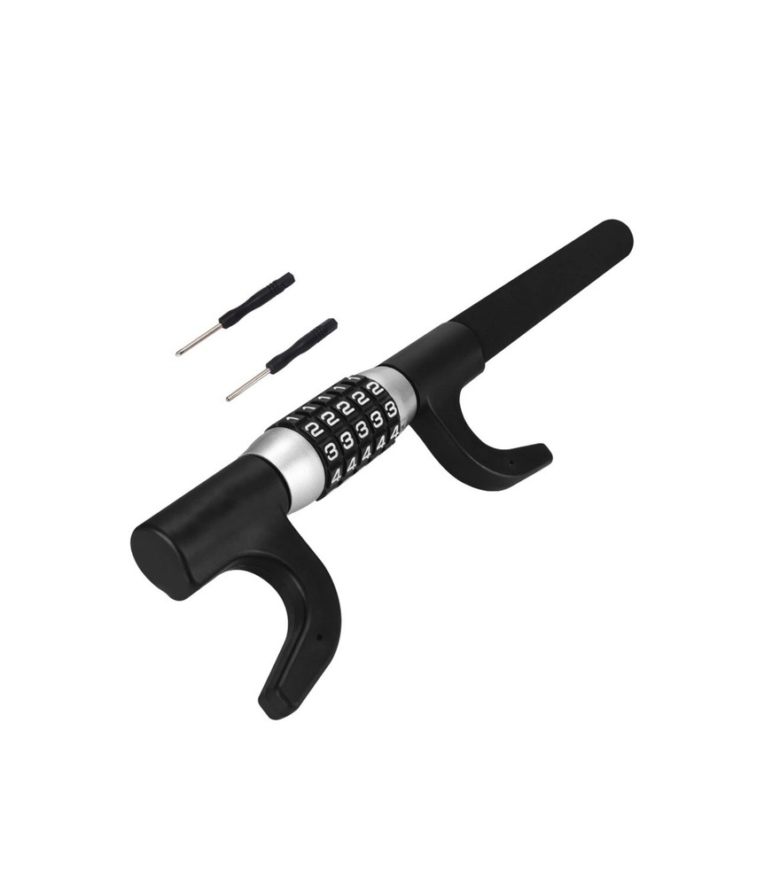 Steering Wheel Lock 5 Digit Combination Heavy Duty Anti-Theft Keyless Password