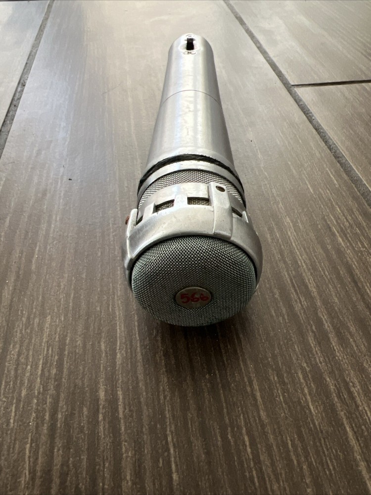 Vintage Turner 566 Silver Microphone Studio Equipment